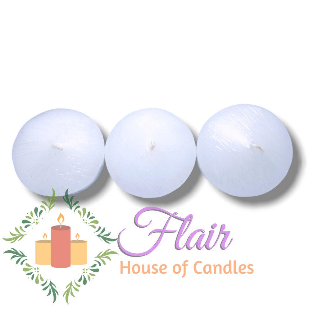 Large Smokeless Colored Floating Candle 4.8cm Tall