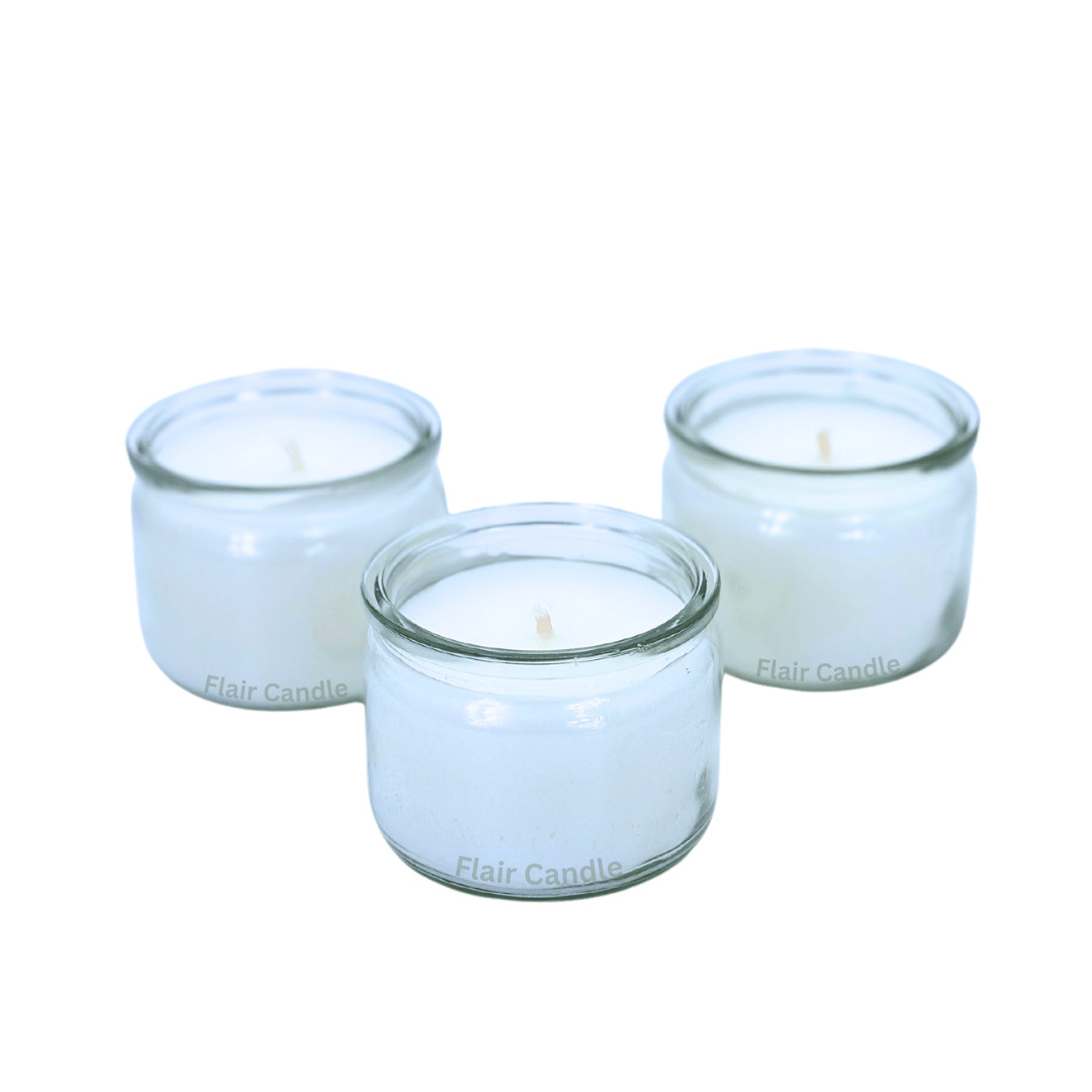 GC02 Mason Jar Glass Candle 6.5cm Tall