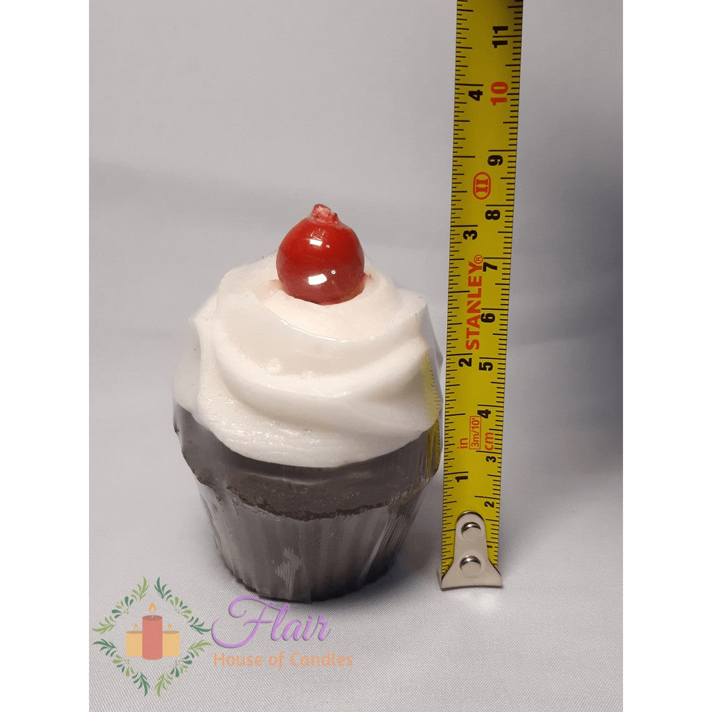 Flair Cupcake with Cherry on Top Scented Candle 8.3cm Tall