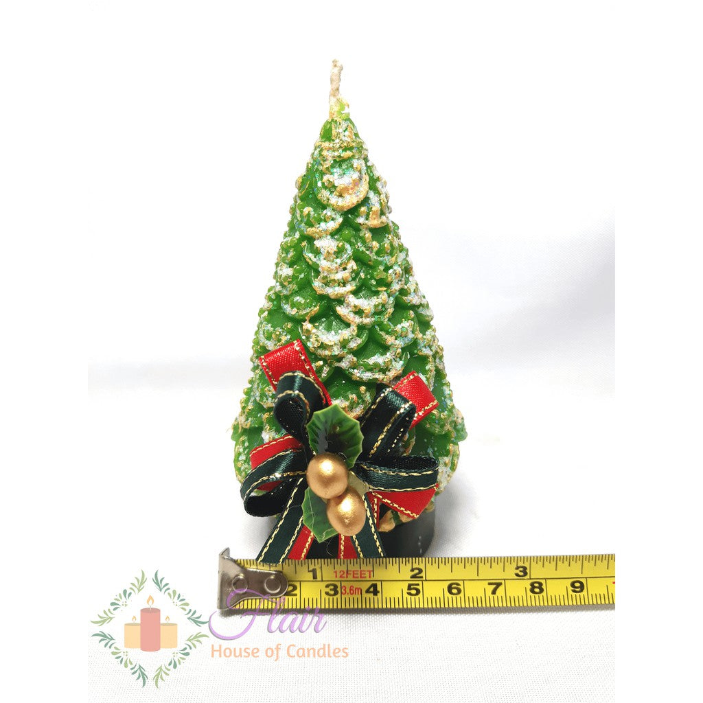 Flair Small Christmas Tree with Ribbon 12cm Tall