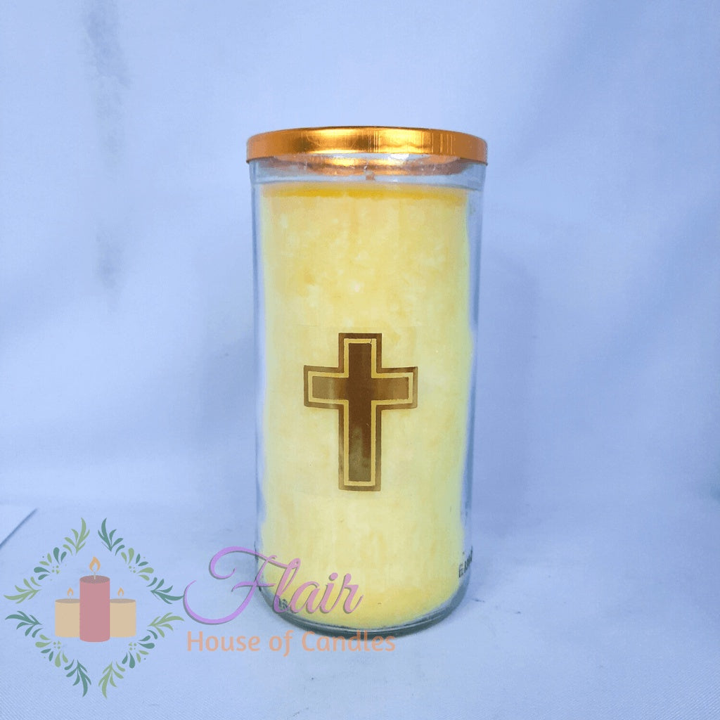 GC85 Large Colored Glass Candle 16cm Tall