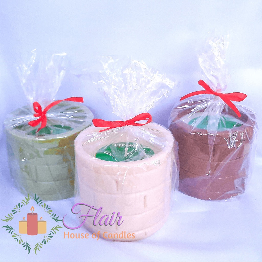 Smokeless Citronella Mosquito Repellant Candle in Pot 9.5cm Tall