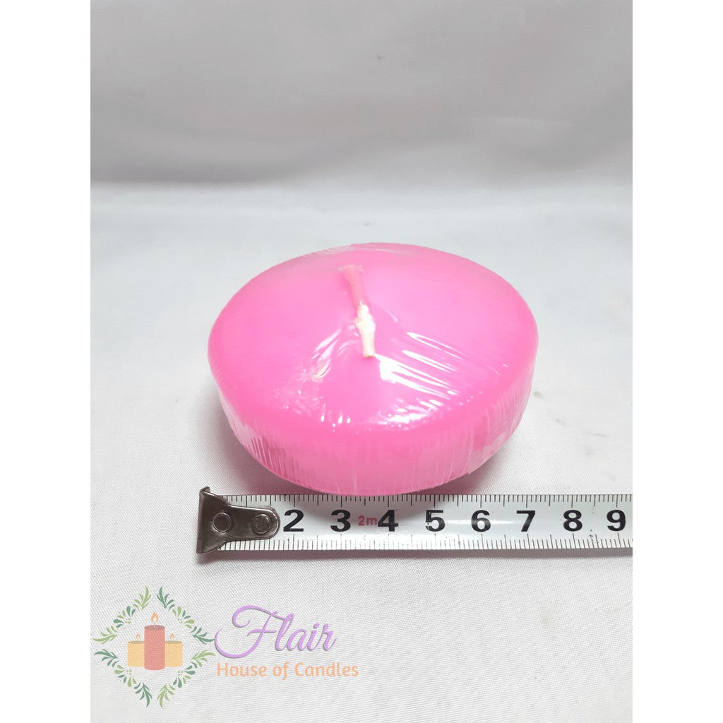 Large Smokeless Colored Floating Candle 4.8cm Tall