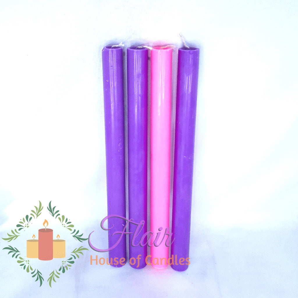Flair 12 Inches Tall Procession Advent Cande Set