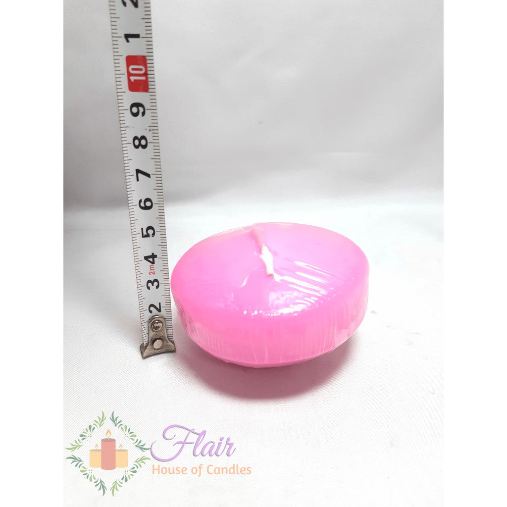 Large Smokeless Colored Floating Candle 4.8cm Tall