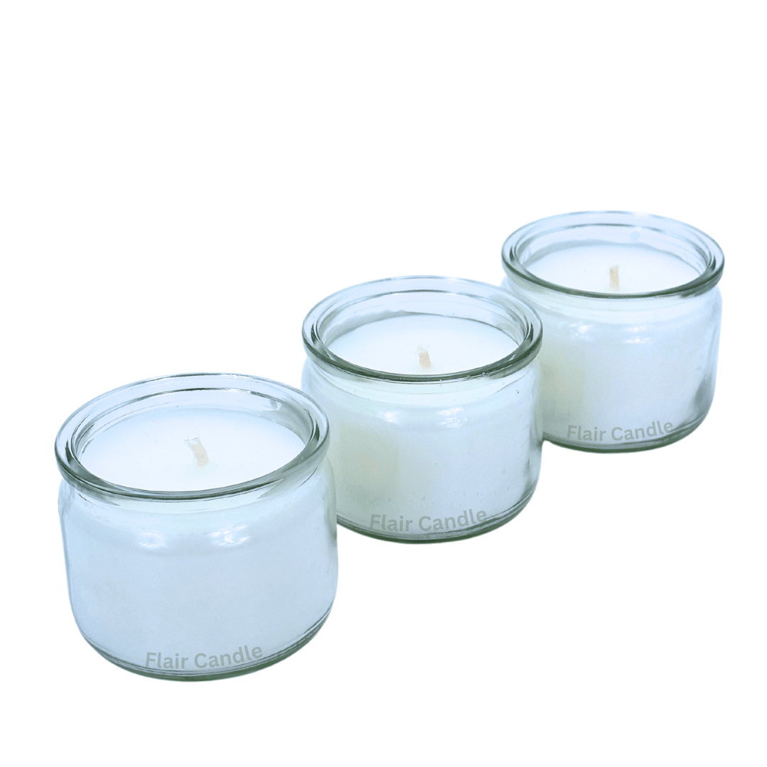 GC02 Mason Jar Glass Candle 6.5cm Tall