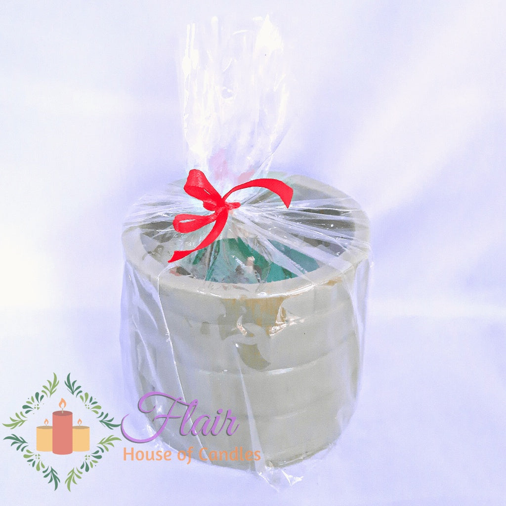 Smokeless Citronella Mosquito Repellant Candle in Pot 9.5cm Tall