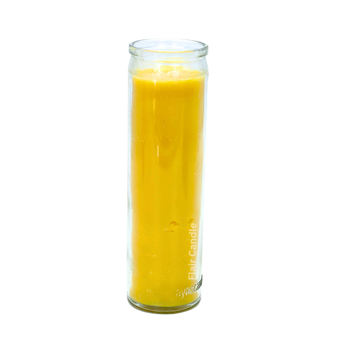 Standard Colored Long Glass Candle 21cm Tall