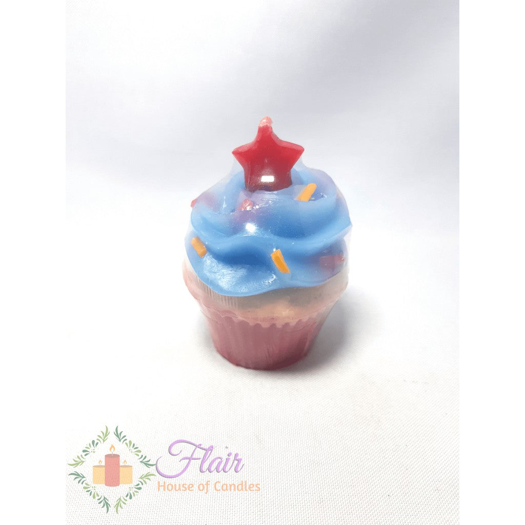 Flair Star Funfetti Scented Cupcake Candle 8.3cm Tall