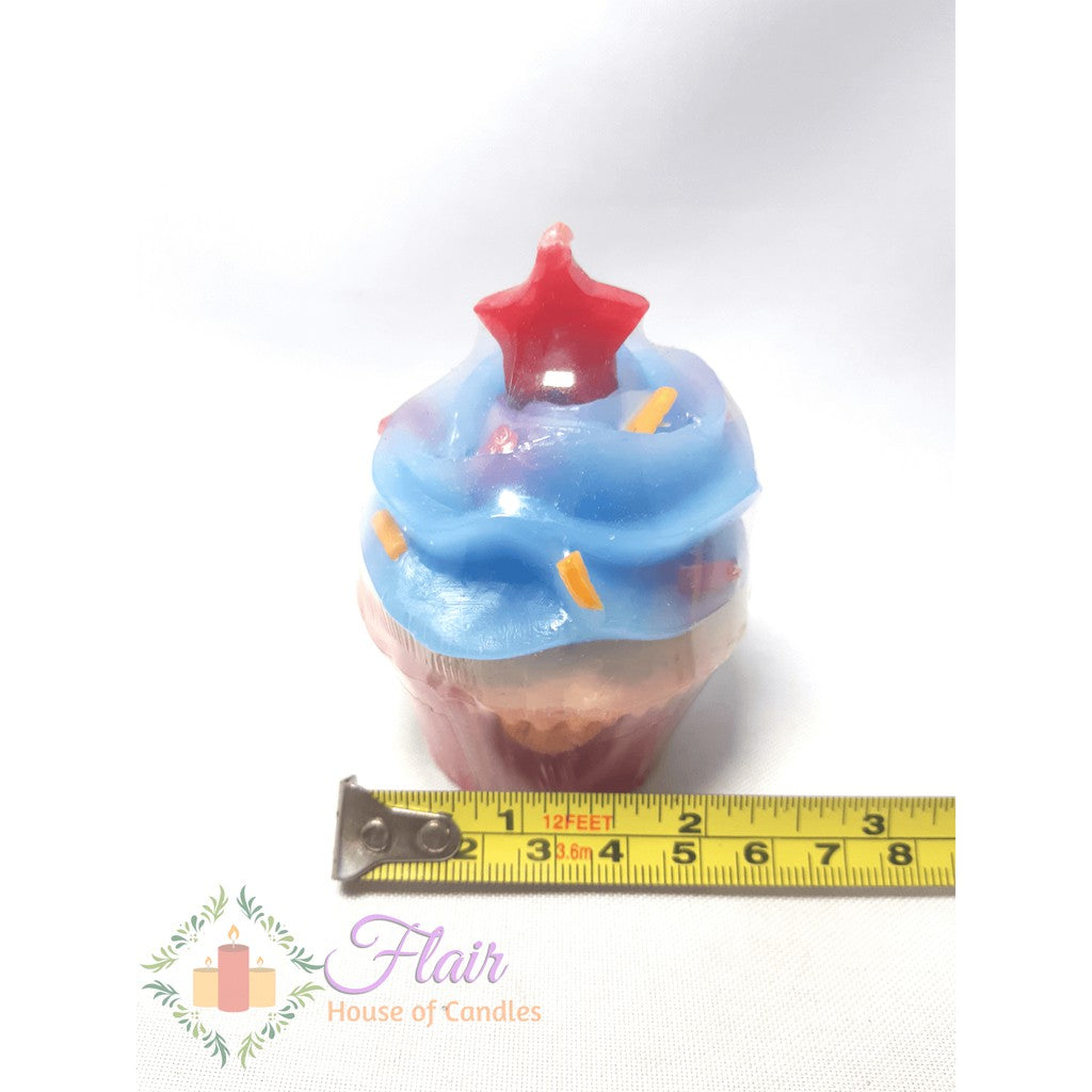 Flair Star Funfetti Scented Cupcake Candle 8.3cm Tall