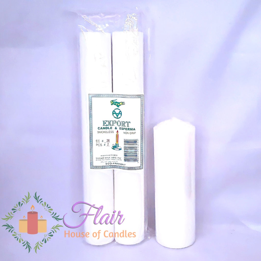Flair Unity Candle Set A for Wedding (Esperma #26 & #507 Candle)