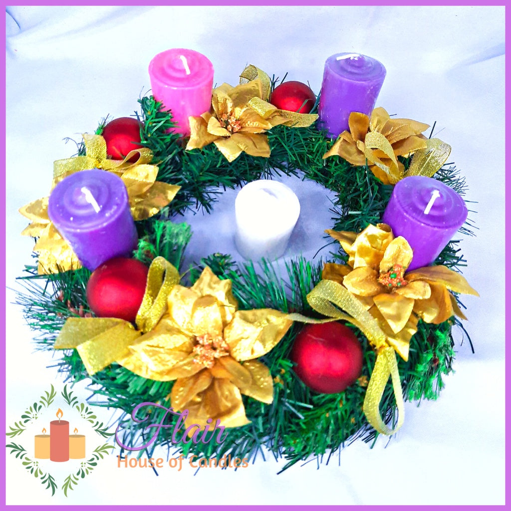 Flair Advent Vigil Candle Set V2BIG 6.5cm Tall