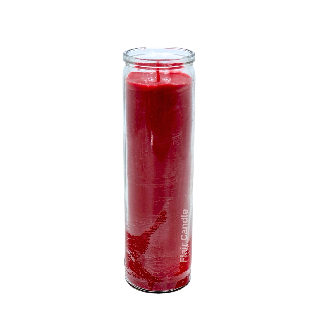 Standard Colored Long Glass Candle 21cm Tall