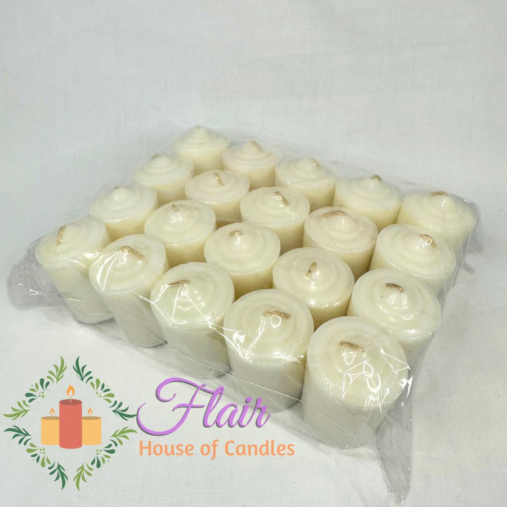 Flair Vibrant Colored Vigil Candle Set | 20pcs Pack 6.5cm Tall