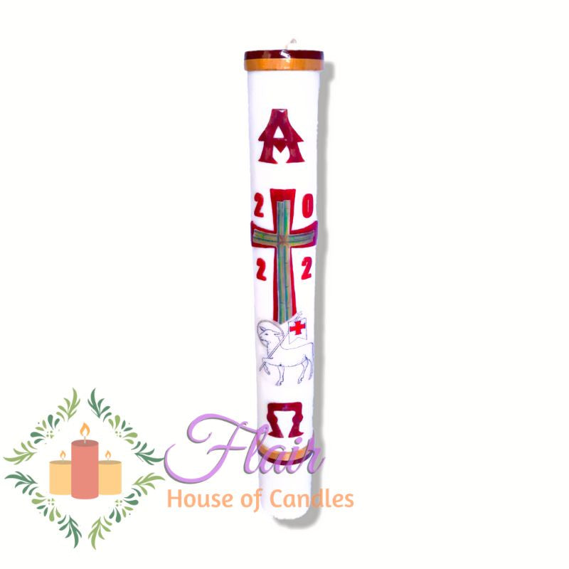 Flair 4 by 30 Inches Paschal Candle | Made to Order