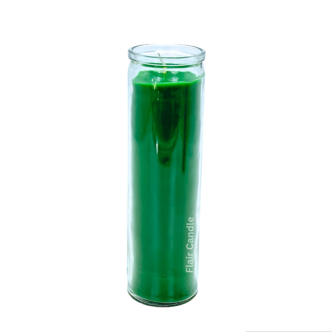 Standard Colored Long Glass Candle 21cm Tall