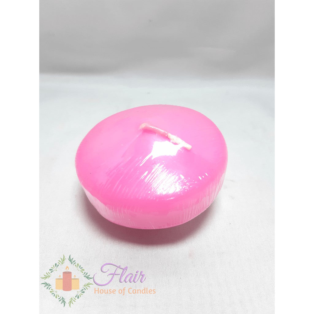 Large Smokeless Colored Floating Candle 4.8cm Tall