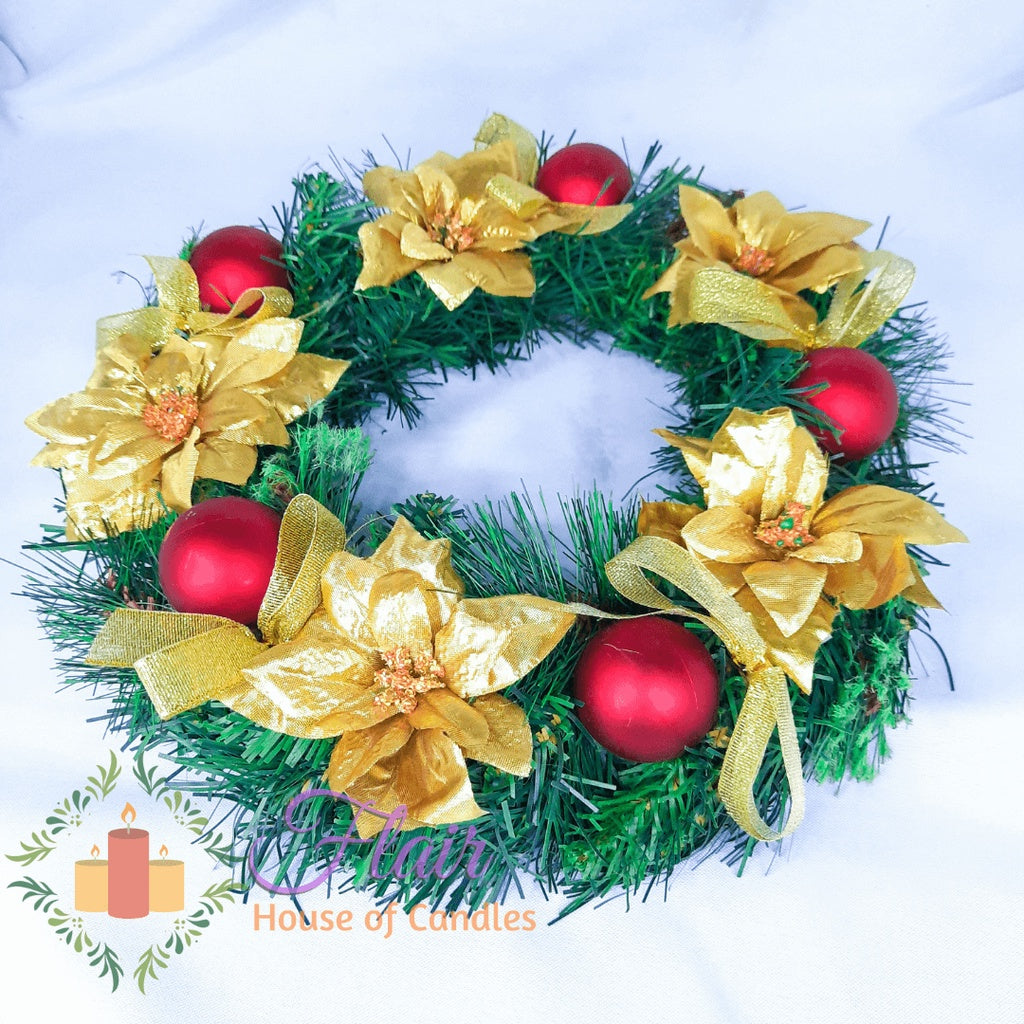 Vigil Advent Candle Set with Wreath