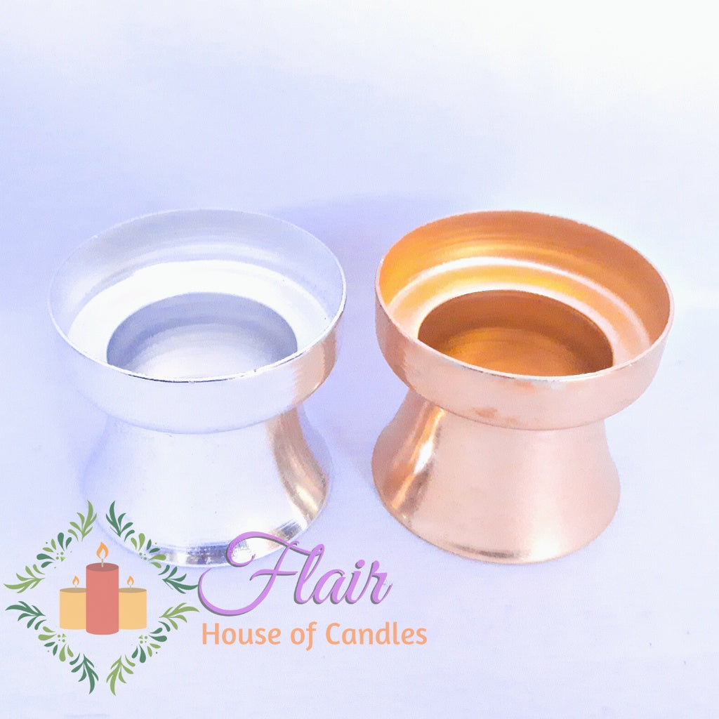 GC03 Large Colored Votive Glass Candle 9cm Tall