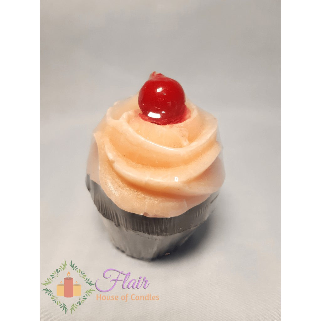 Flair Cupcake with Cherry on Top Scented Candle 8.3cm Tall