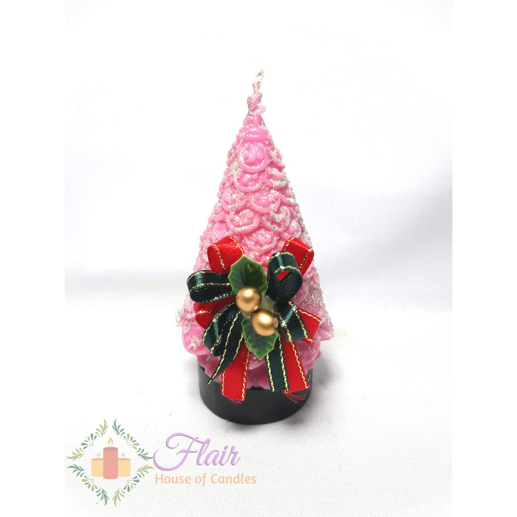 Flair Small Christmas Tree with Ribbon 12cm Tall