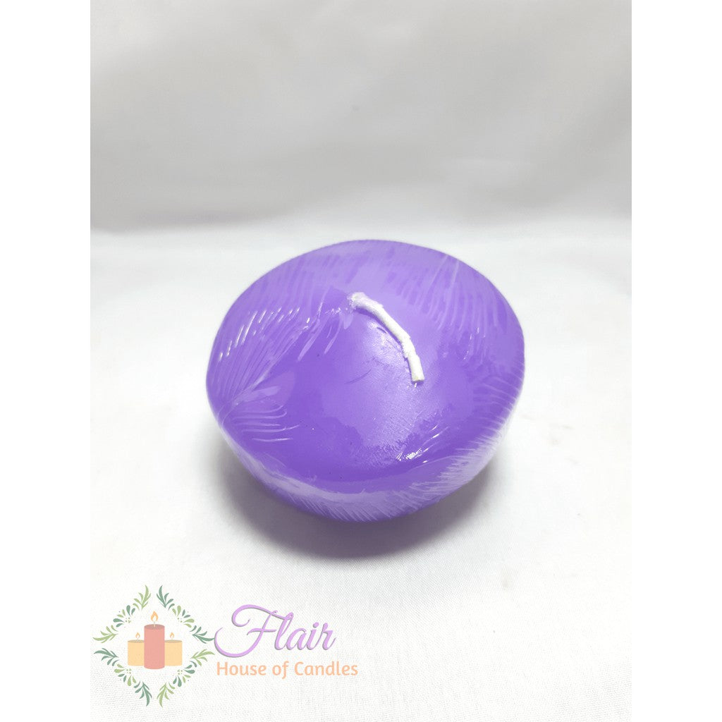 Large Smokeless Colored Floating Candle 4.8cm Tall