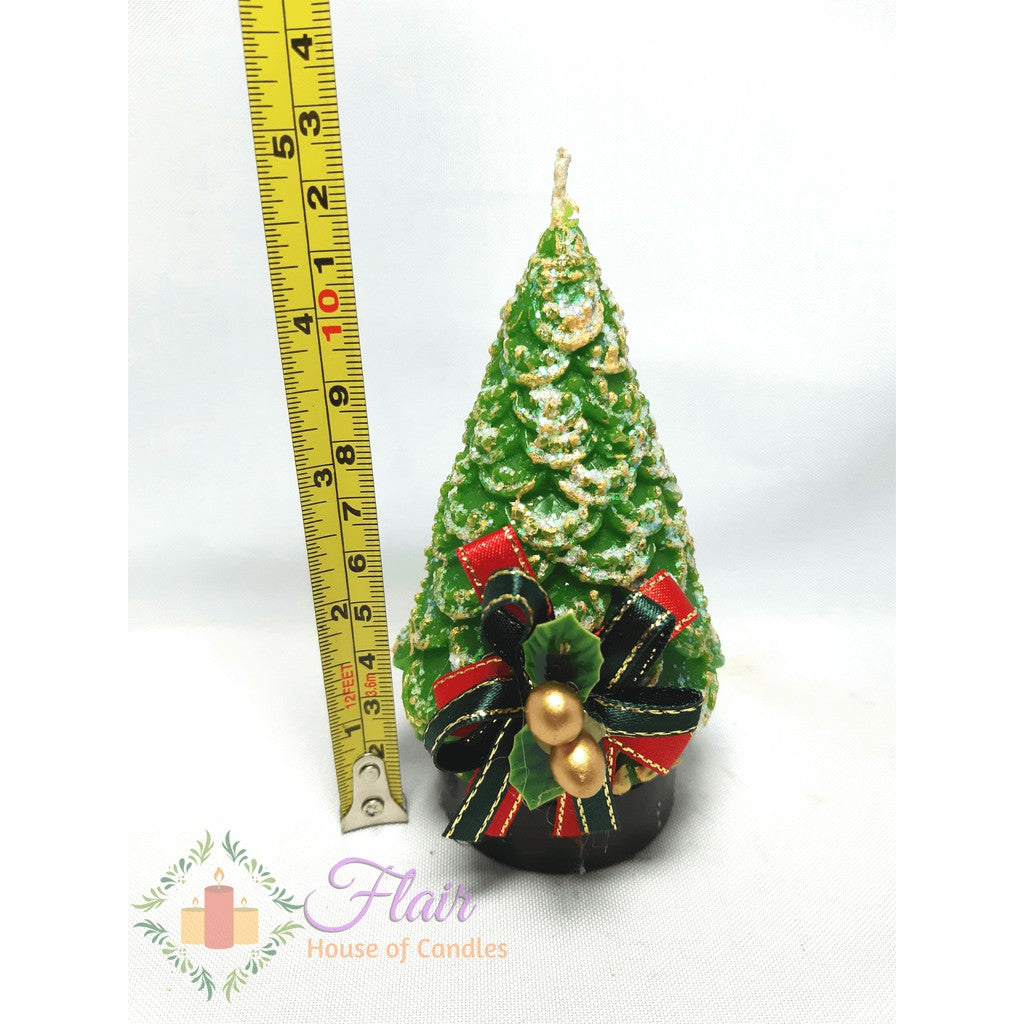 Flair Small Christmas Tree with Ribbon 12cm Tall