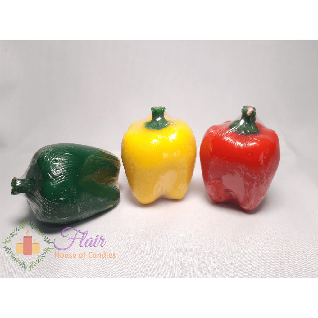 Bell Pepper Vegetable Candle 8cm Tall