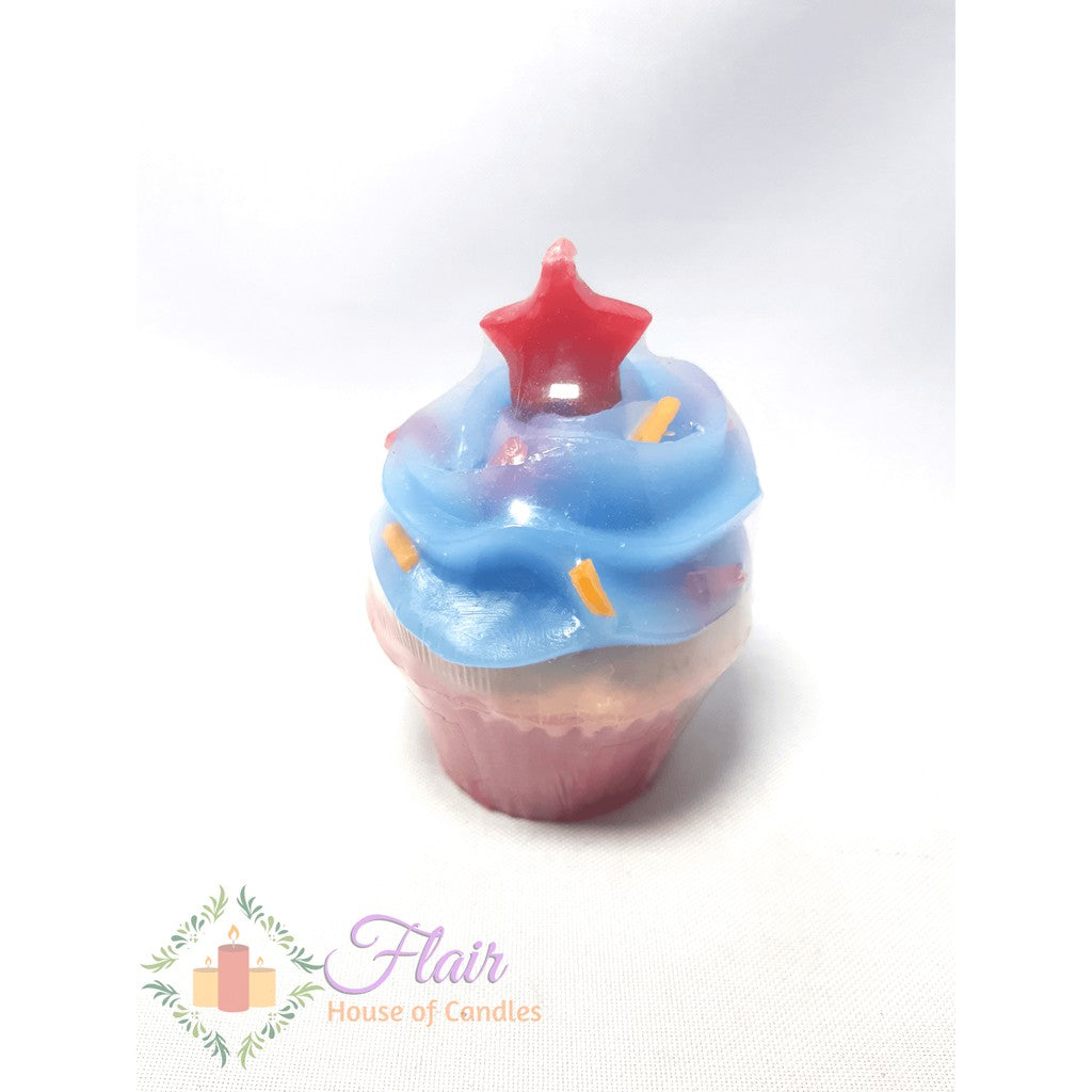 Flair Star Funfetti Scented Cupcake Candle 8.3cm Tall
