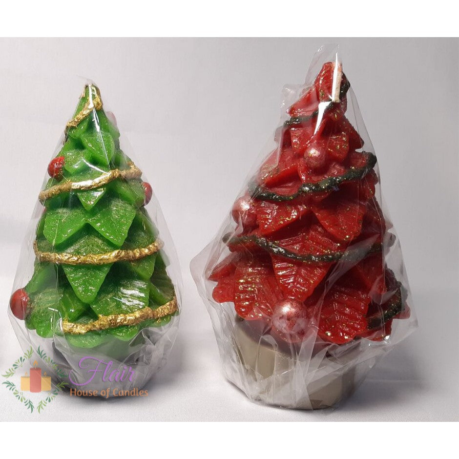 Flair Small Christmas Tree Candles 12.7cm Tall