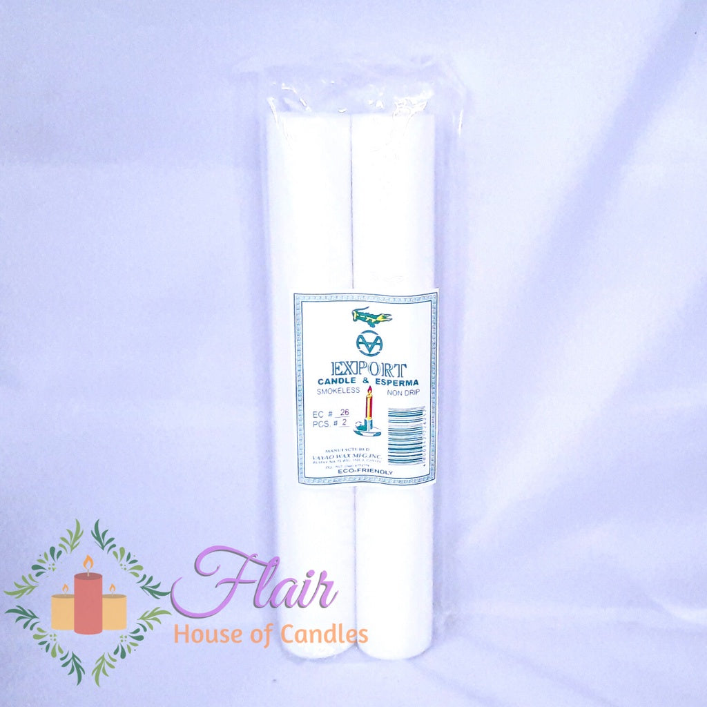 Flair Unity Candle Set A for Wedding (Esperma #26 & #507 Candle)
