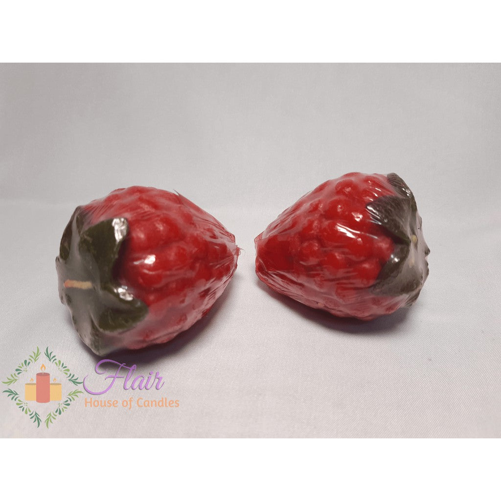 Raspberry Fruit Candle 5.6cm Tall
