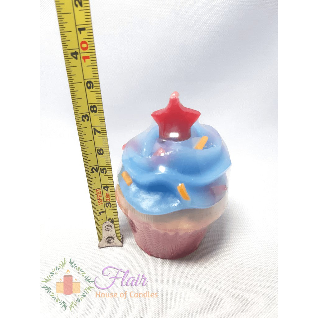 Flair Star Funfetti Scented Cupcake Candle 8.3cm Tall