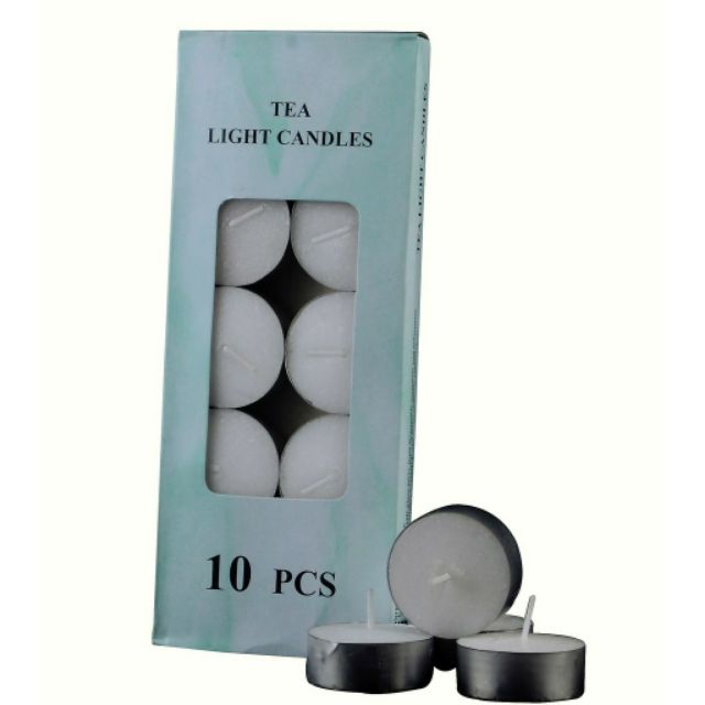 Flair Smokeless Tealight Candles | 10pcs Box 1.5cm Tall