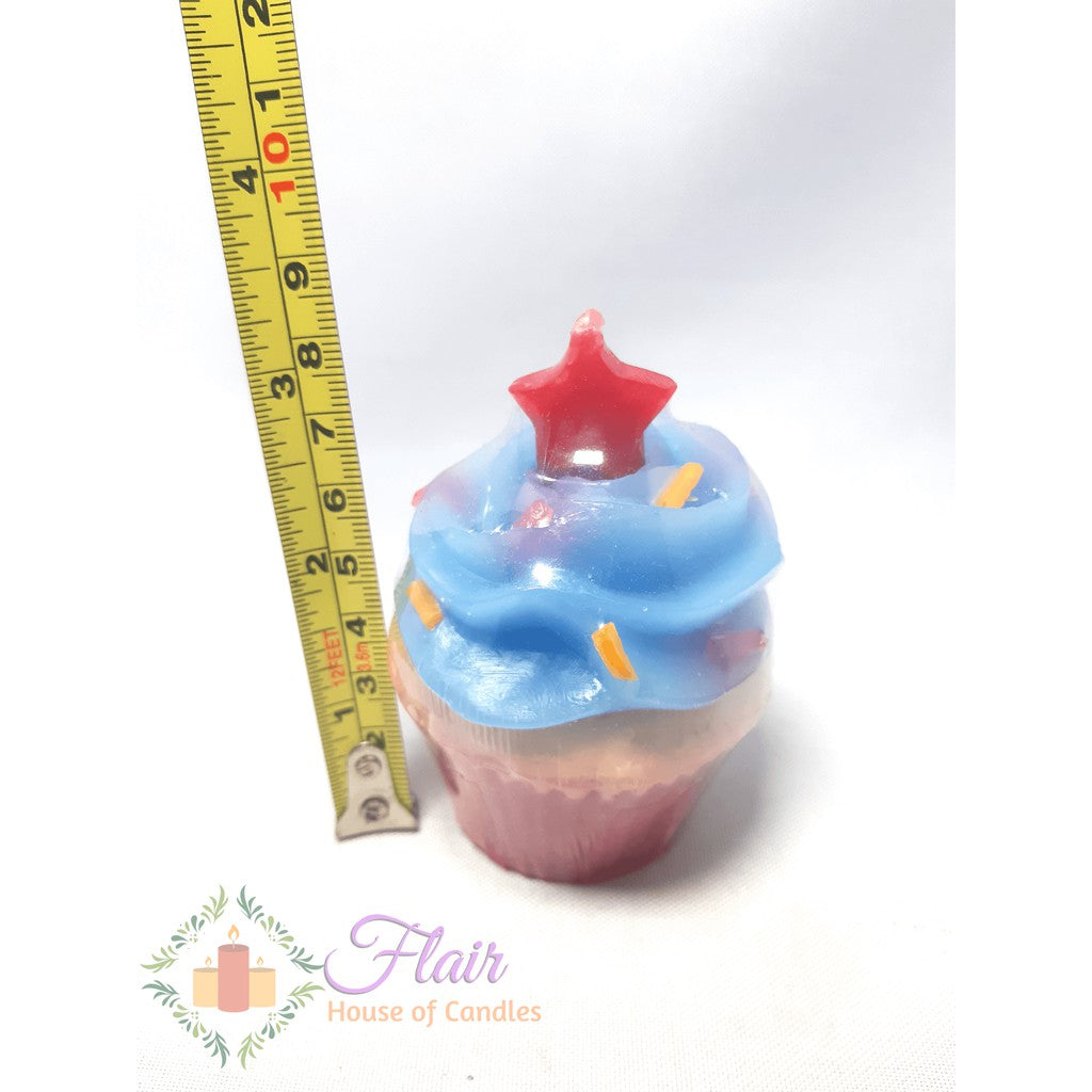 Flair Star Funfetti Scented Cupcake Candle 8.3cm Tall