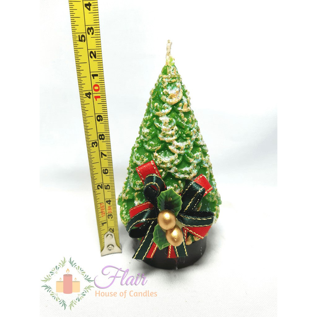 Flair Small Christmas Tree with Ribbon 12cm Tall