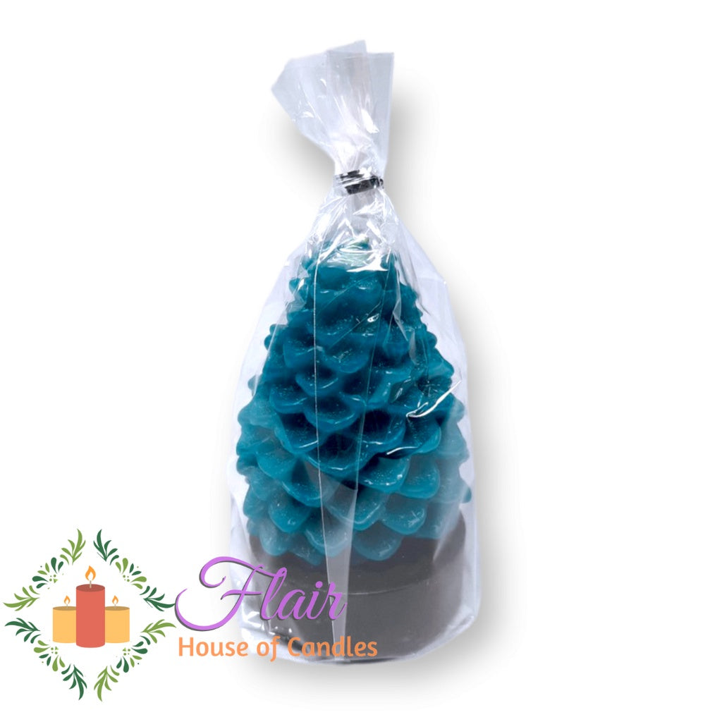 Flair Christmas Pine Cone Candle 9cm Tall