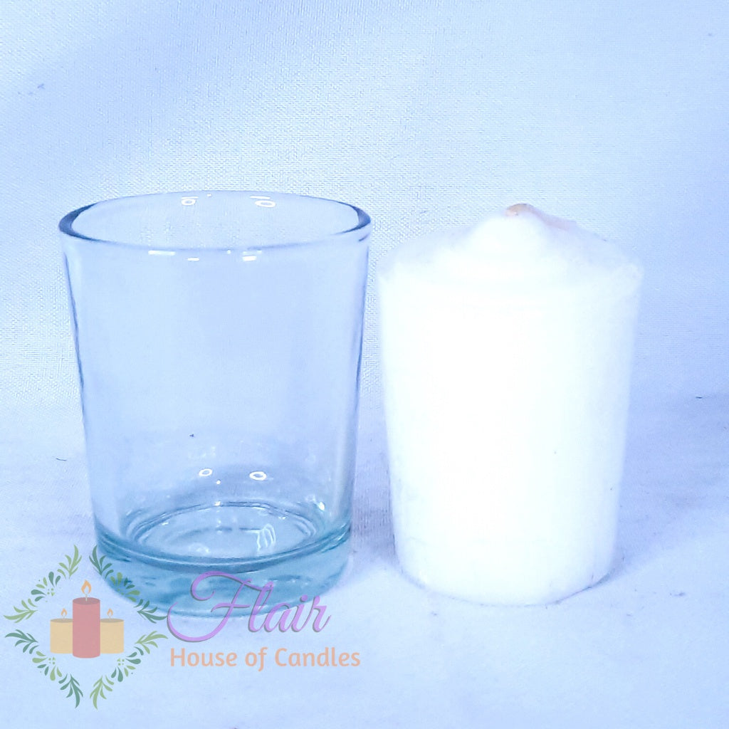 GC#01A Glass Candle Holder 6.1cm Tall