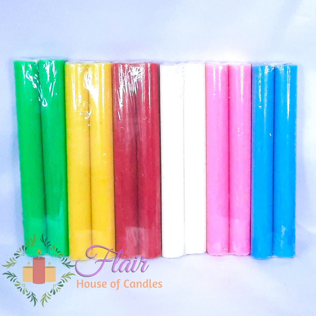 #501 Colored Tomb Candle 2pcs pack