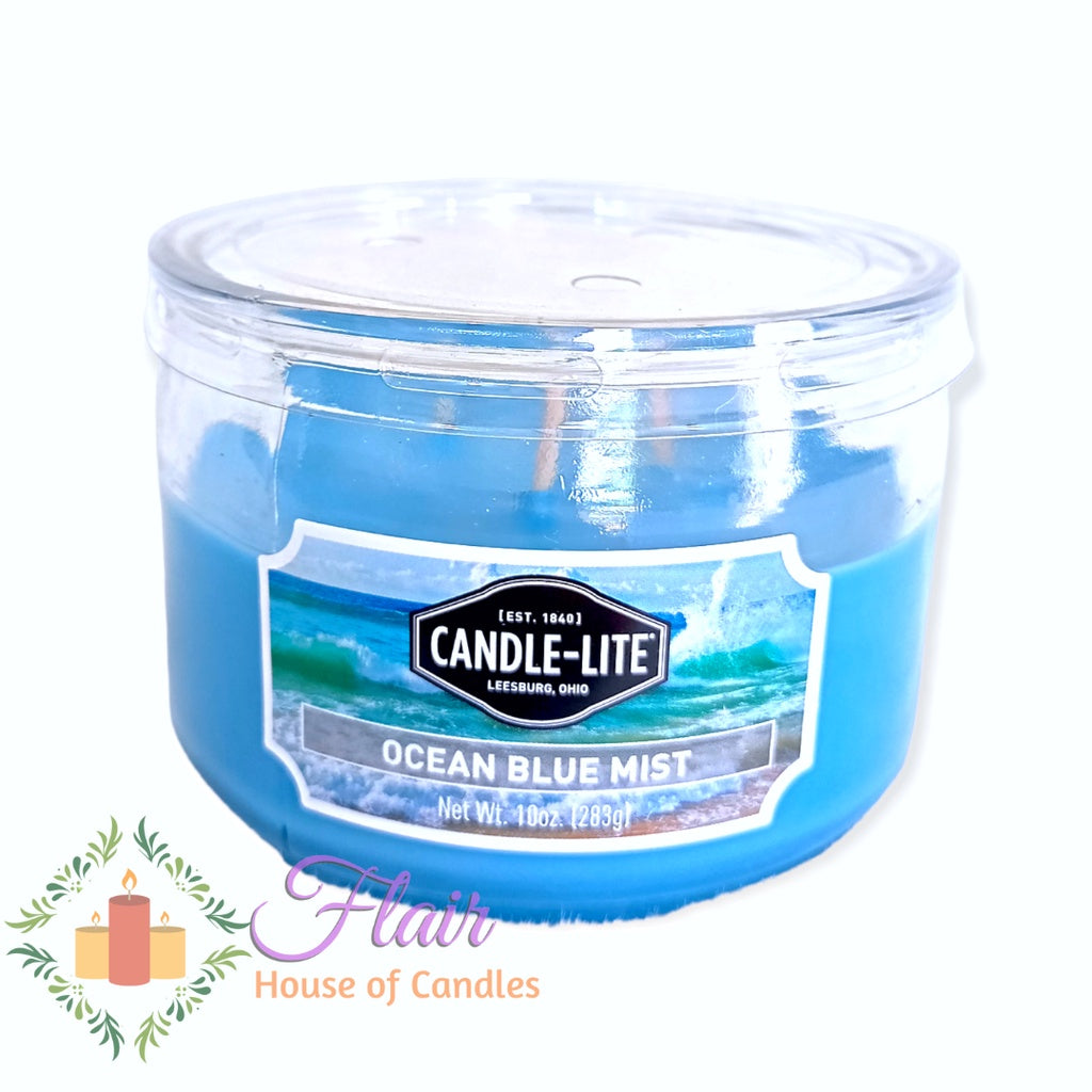 Candle-Lite Ocean Blue Mist Scent Candle Jar 283g