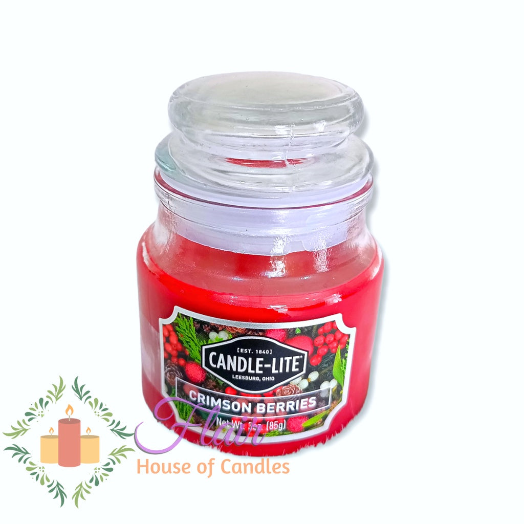 Candle-Lite Crimson Berries Scent Candle Jar 85g