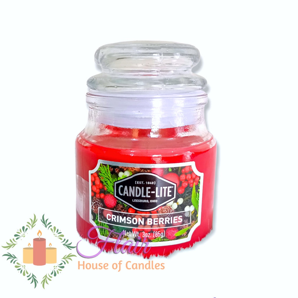 Candle-Lite Crimson Berries Scent Candle Jar 85g