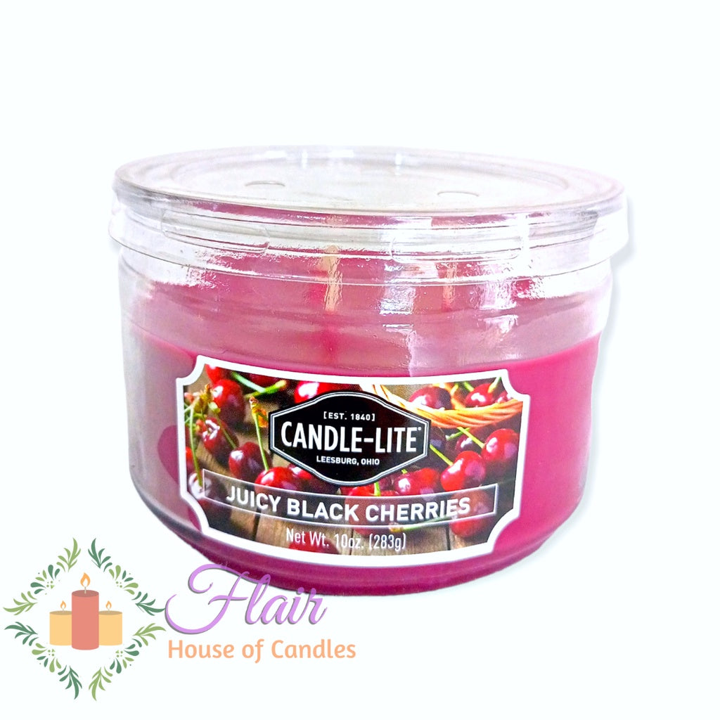 Candle-Lite Juicy Black Cherries Scent Candle Jar 283g