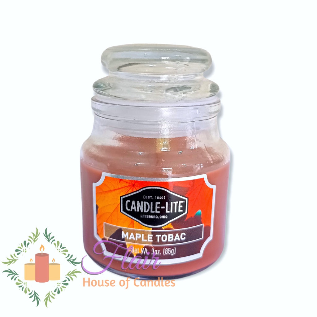 Candle-Lite Maple Tobac Scent Candle Jar 85g