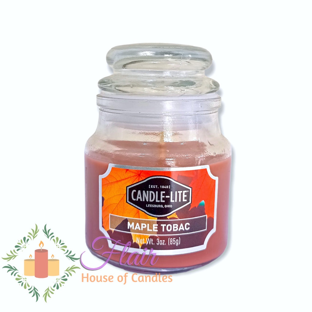 Candle-Lite Maple Tobac Scent Candle Jar 85g