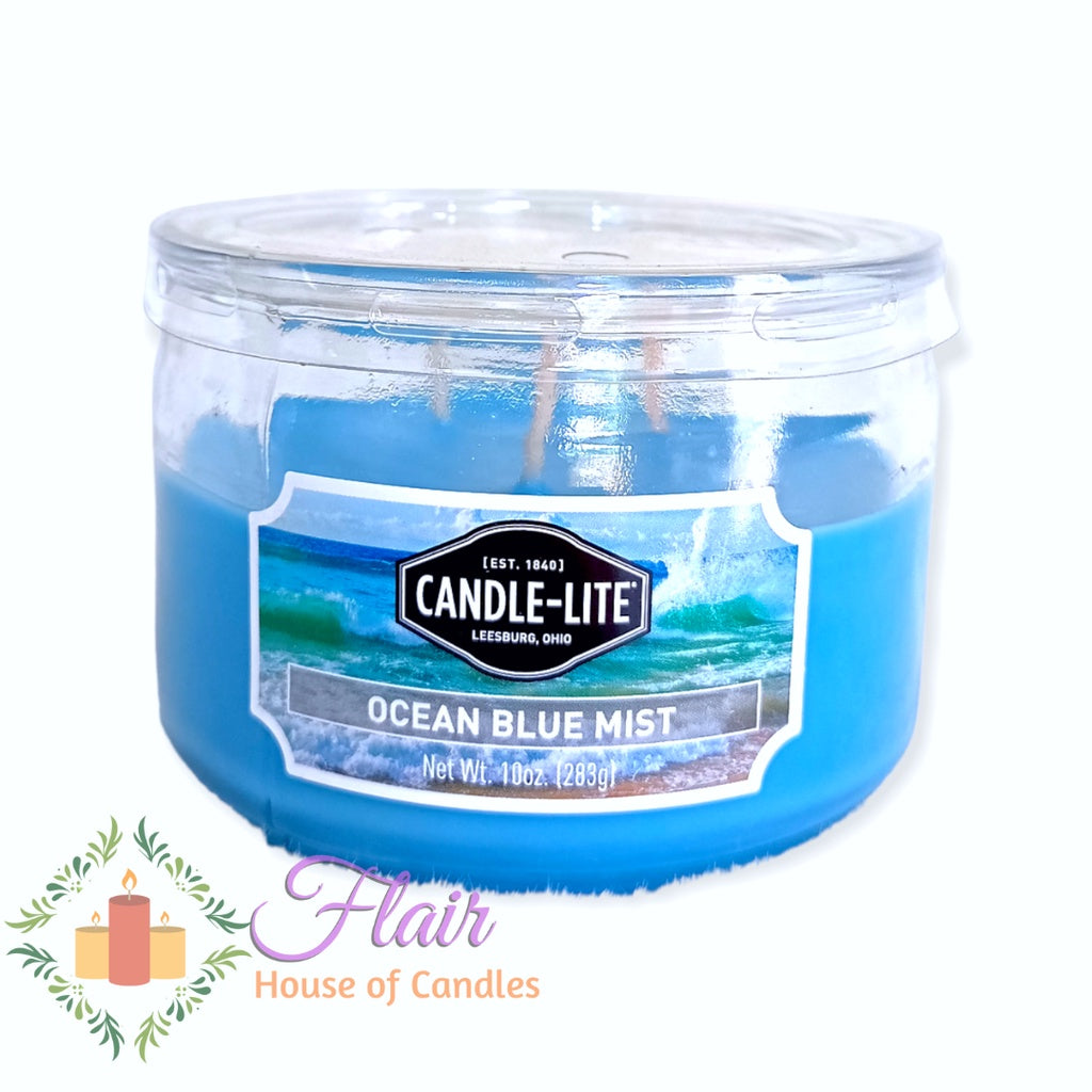 Candle-Lite Ocean Blue Mist Scent Candle Jar 283g