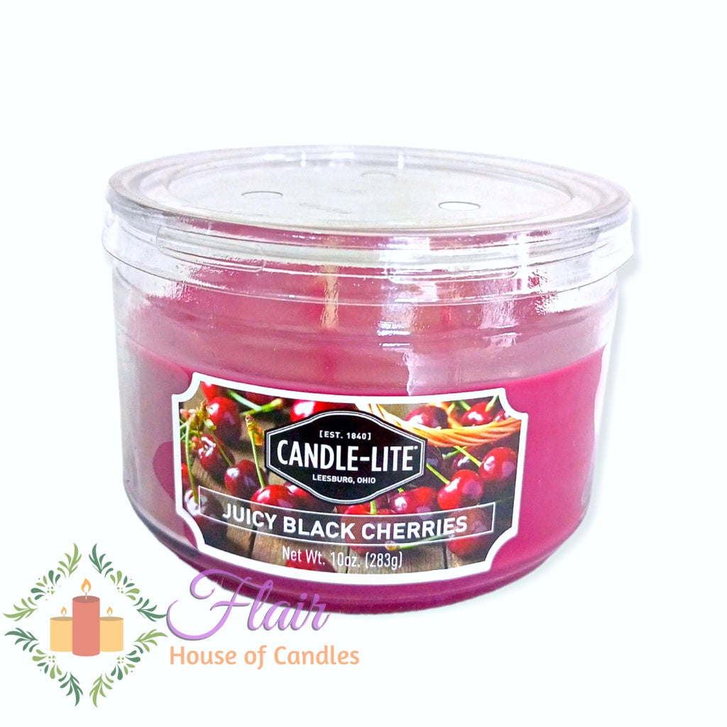 Candle-Lite Juicy Black Cherries Scent Candle Jar 283g