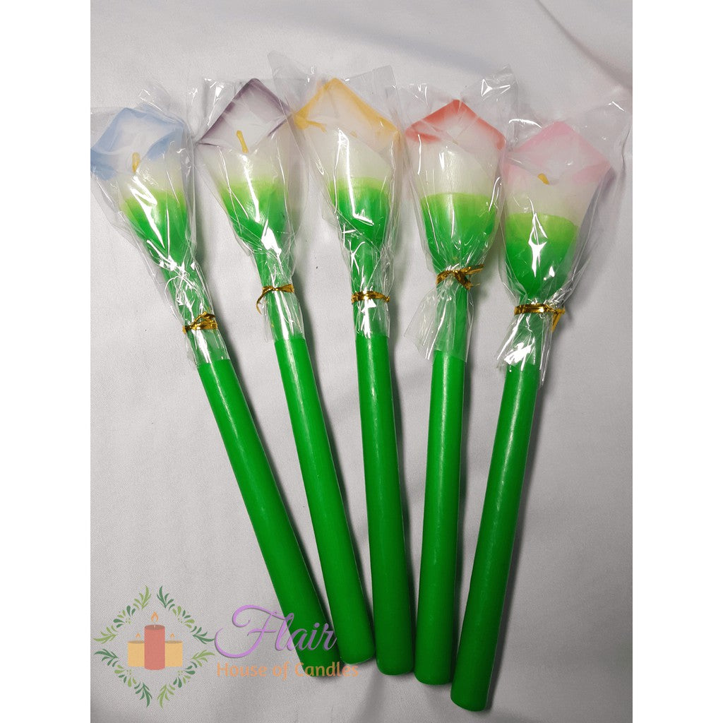 Flair Calla Lily Citronella Scented Candle 20cm Tall