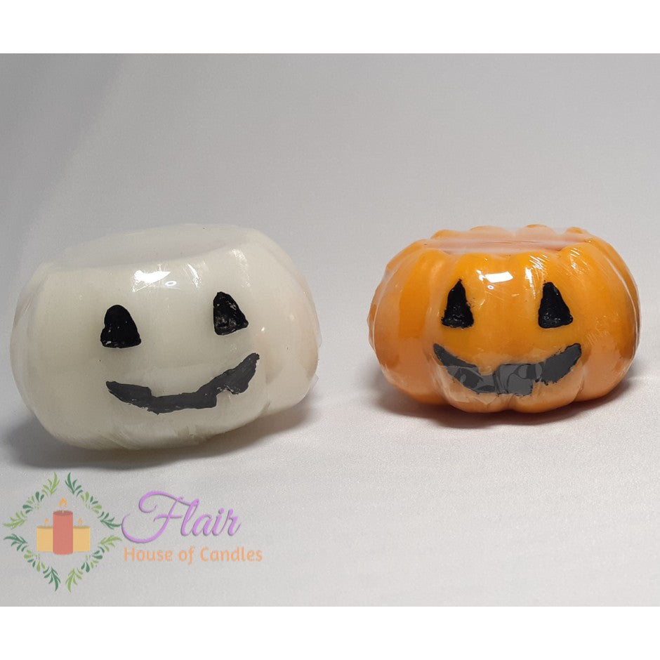 Halloween Party Pumpkin Candle with Face 5cm Tall