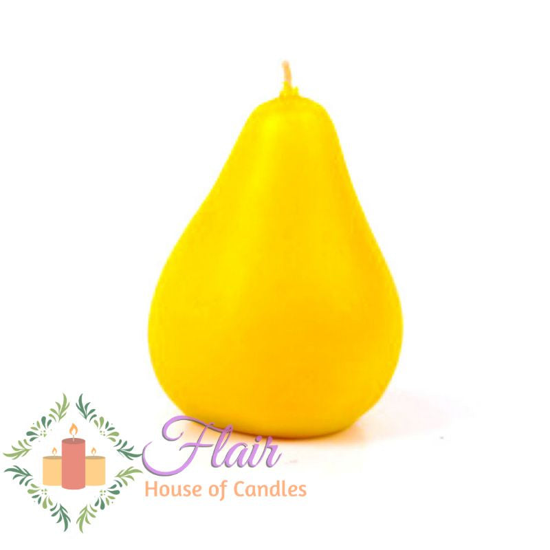 Pear Fruit Candle 7.7cm Tall